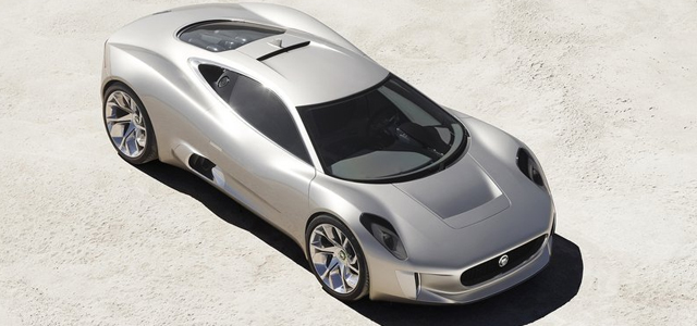 Jaguar C-X75 - хибридният автомобил с 500 к.с.