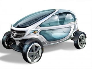 Mercedes представи голф количката на бъдещето
