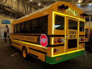 Първият 100% електрически училищен автобус в САЩ тръгва от 2014