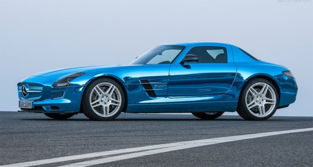 SLS AMG - чистият електромобил на Mercedes